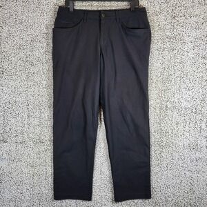 Lululemon Commission Slim Fit Pant Mens 32 Black Casual Commuter‎ Golf